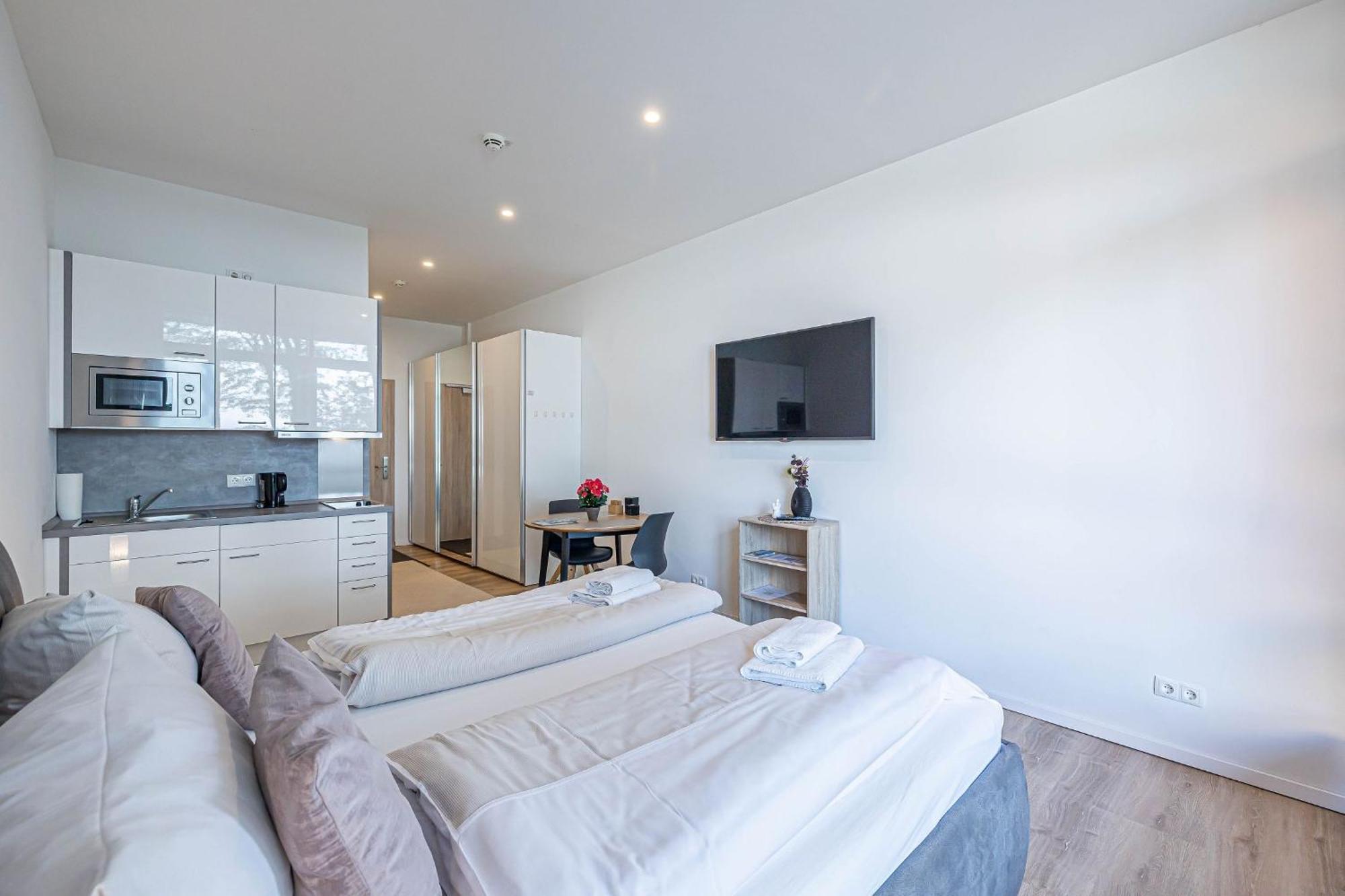 Fewo1846 Intermar - Leichte Brise - Modernes Studioapartment Mit Meerblick Glücksburg Buitenkant foto