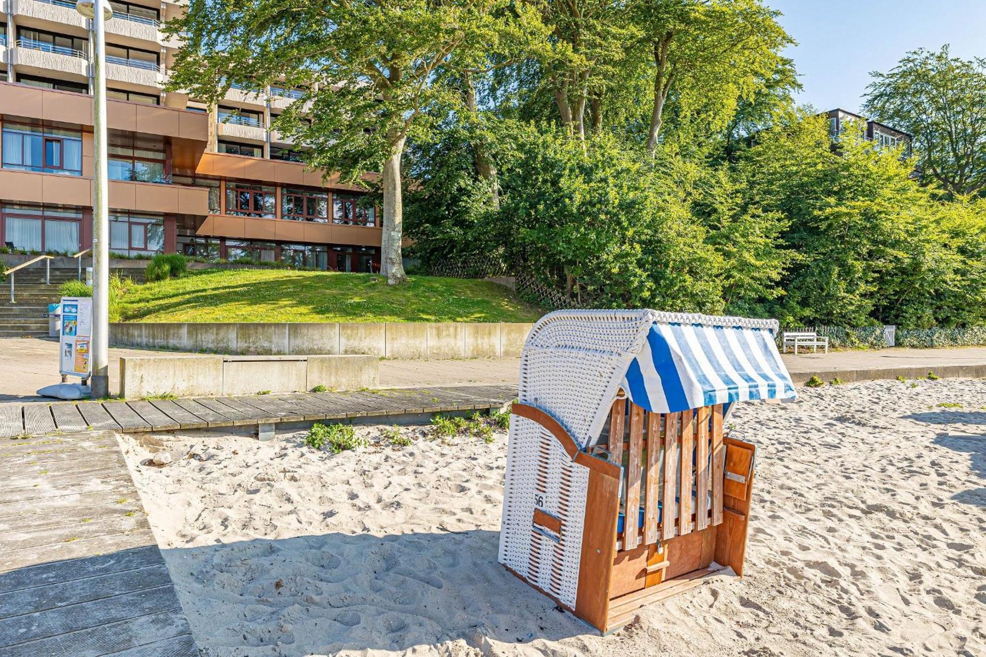 Fewo1846 Intermar - Leichte Brise - Modernes Studioapartment Mit Meerblick Glücksburg Buitenkant foto