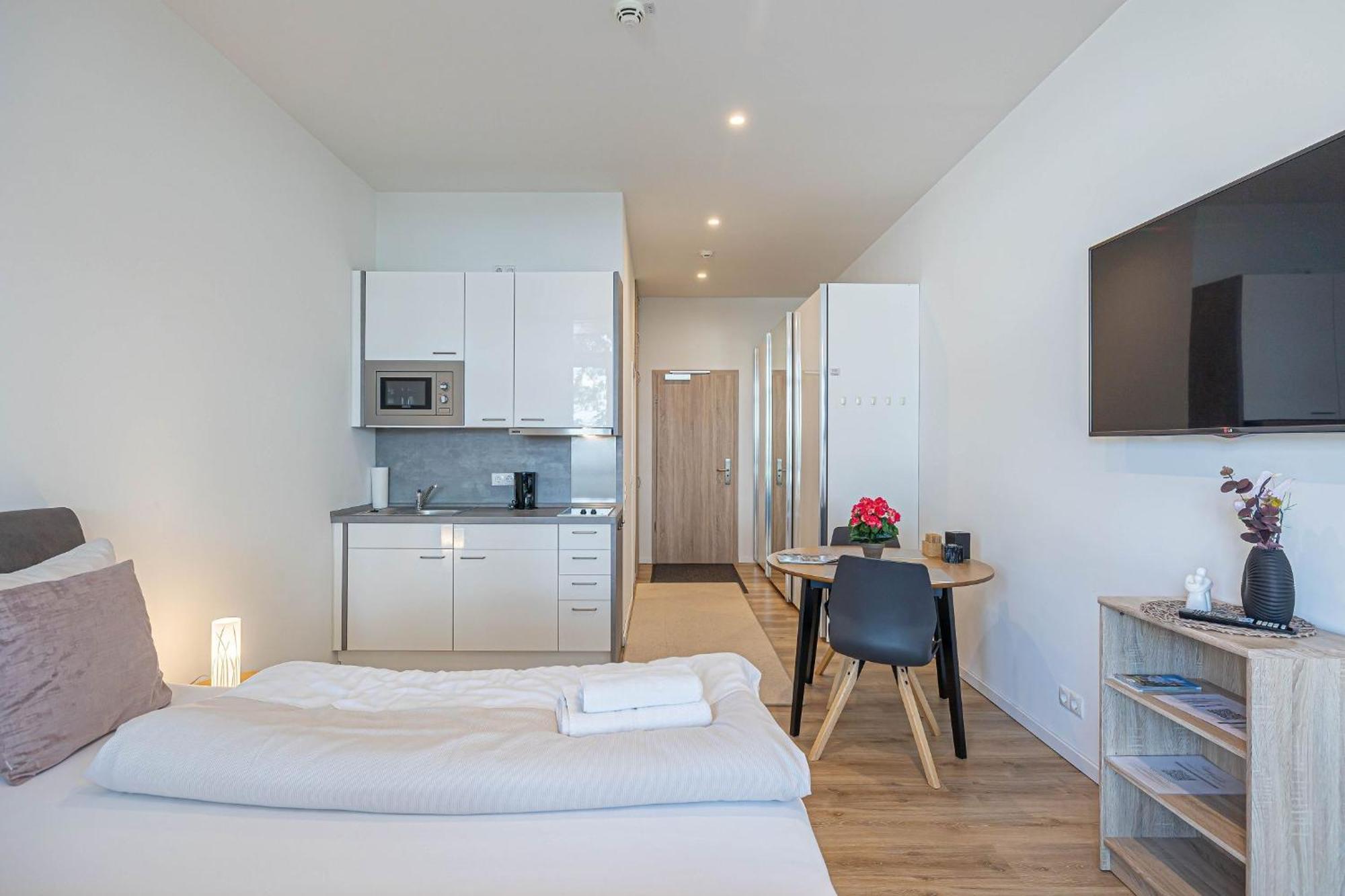 Fewo1846 Intermar - Leichte Brise - Modernes Studioapartment Mit Meerblick Glücksburg Buitenkant foto