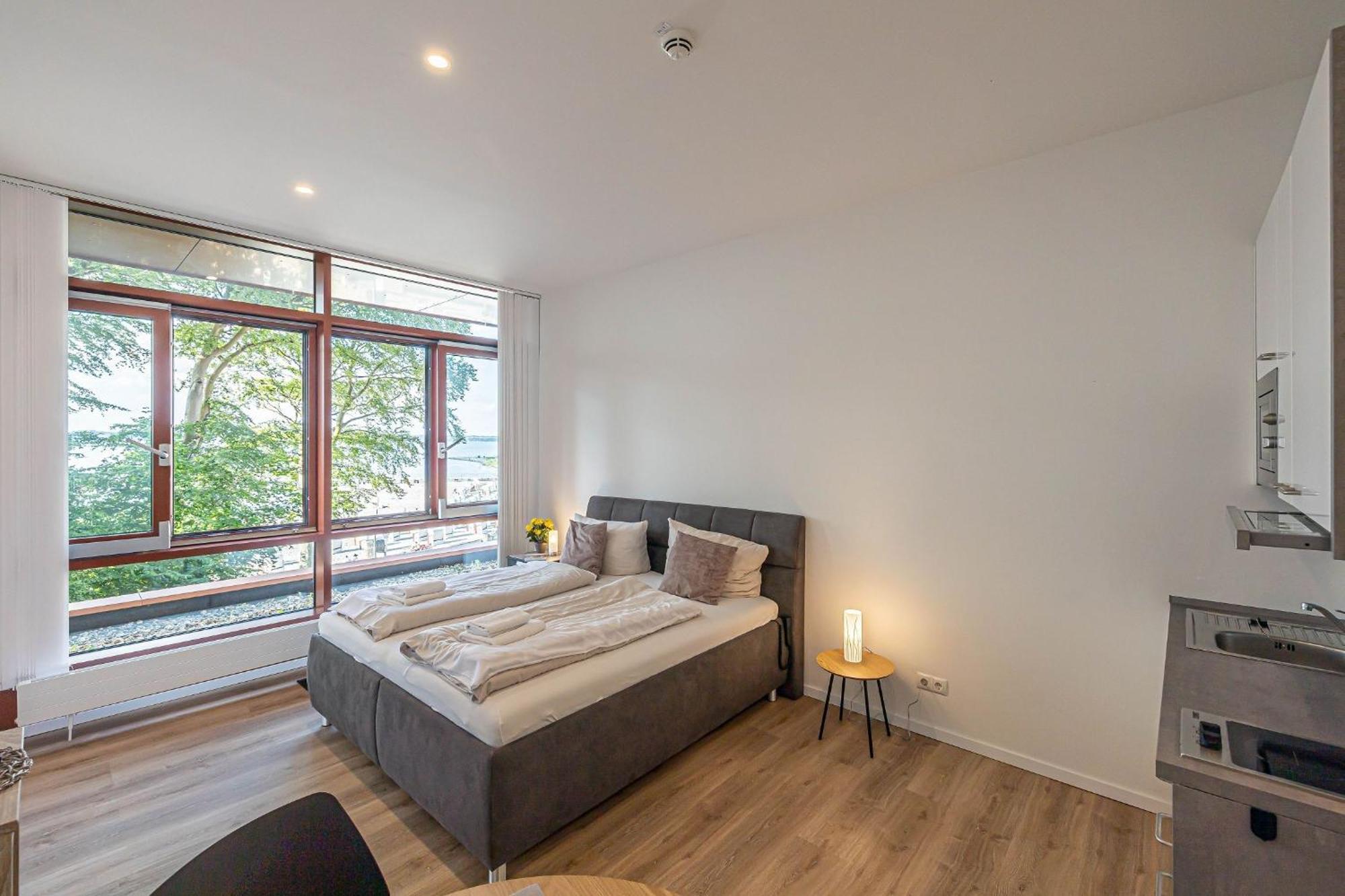 Fewo1846 Intermar - Leichte Brise - Modernes Studioapartment Mit Meerblick Glücksburg Buitenkant foto