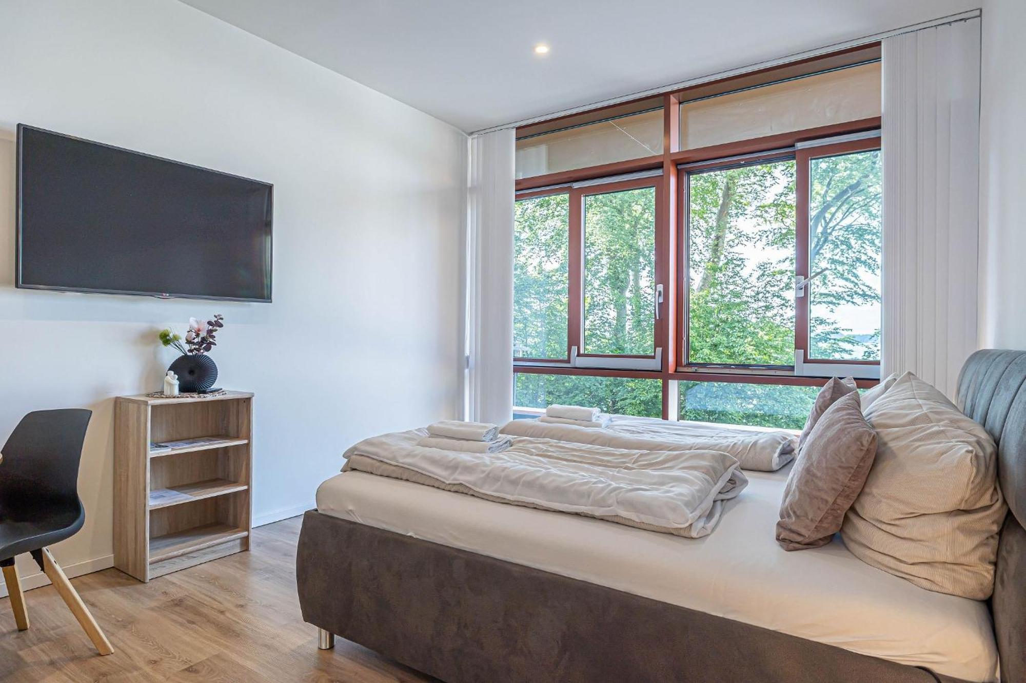 Fewo1846 Intermar - Leichte Brise - Modernes Studioapartment Mit Meerblick Glücksburg Buitenkant foto